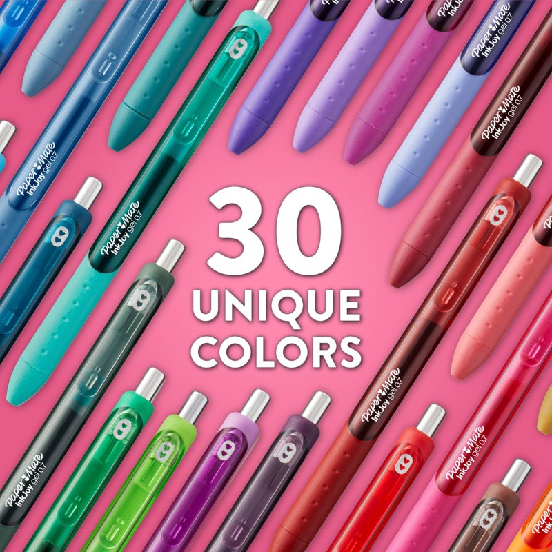 Paper Mate InkJoy Gel Pens, Retractable, Medium Point (0.7 mm), 36 Count - Office Supplies, Smooth, Colorful Ink - Image 5