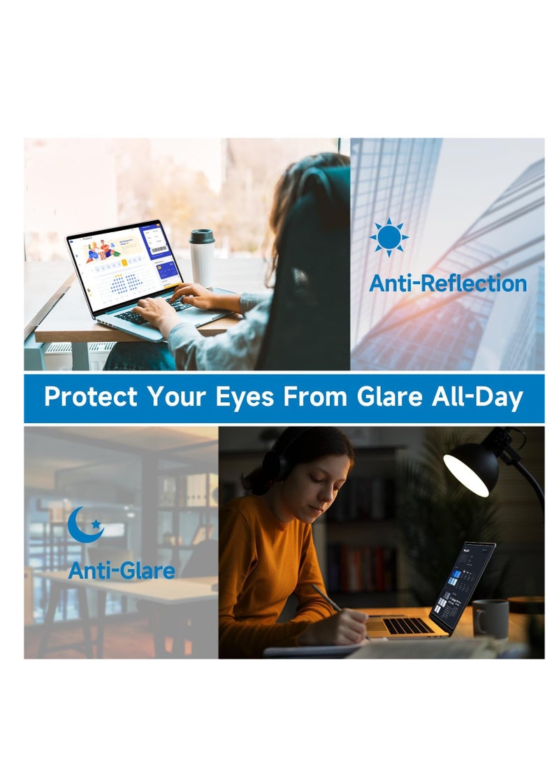 1Pack 16 Inch 16:10 Anti Blue Light Screen Protector for Lenovo/Dell/HP/ASUS/LG/Samsung/Huawei, Reduce Eye Strain Anti Glare Blue Light Blocking Screen Protector for 16 inch with 1920x1200 Resolutio - Image 3