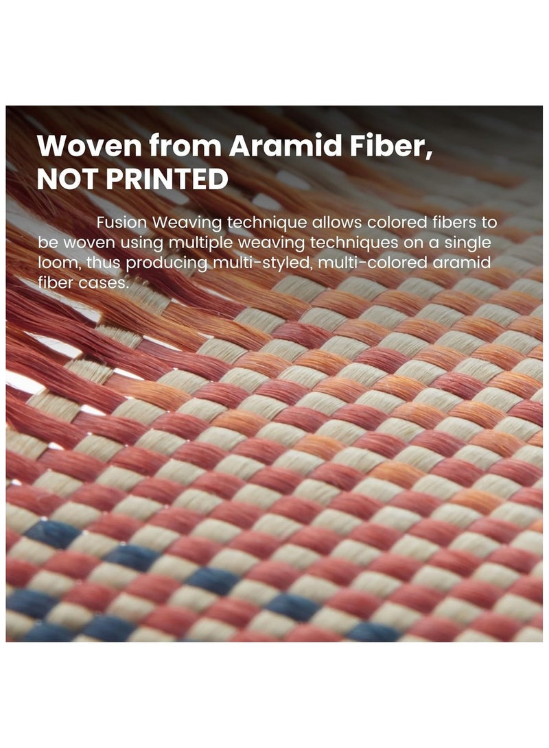 Case for iPhone 15 Pro with MagSafe, Slim  Light Minimalist Style Protective Cover, 1500D Aramid Fiber Made, Sunset - Image 3