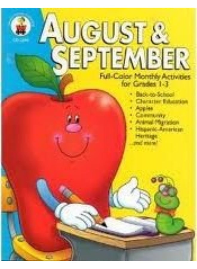 August & September: Full-Color Monthly Activities for Grades 1-3