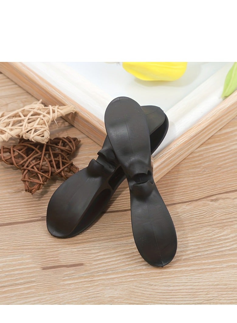 2pcs black bendable silicone harness stickers - no need to punch holes, suitable for organizing various harnesses, such as kitchen appliances, computers, data cables, plugs, etc. (After receiving the product, please stick the back adhesive correctly and let it stand for 12 hours before use to get better results)