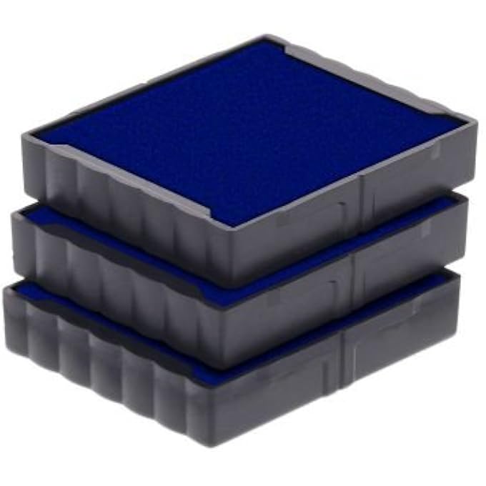 Trodat Replacement Ink Cartridge 6/4923 - Pack of 3 Color Blue
