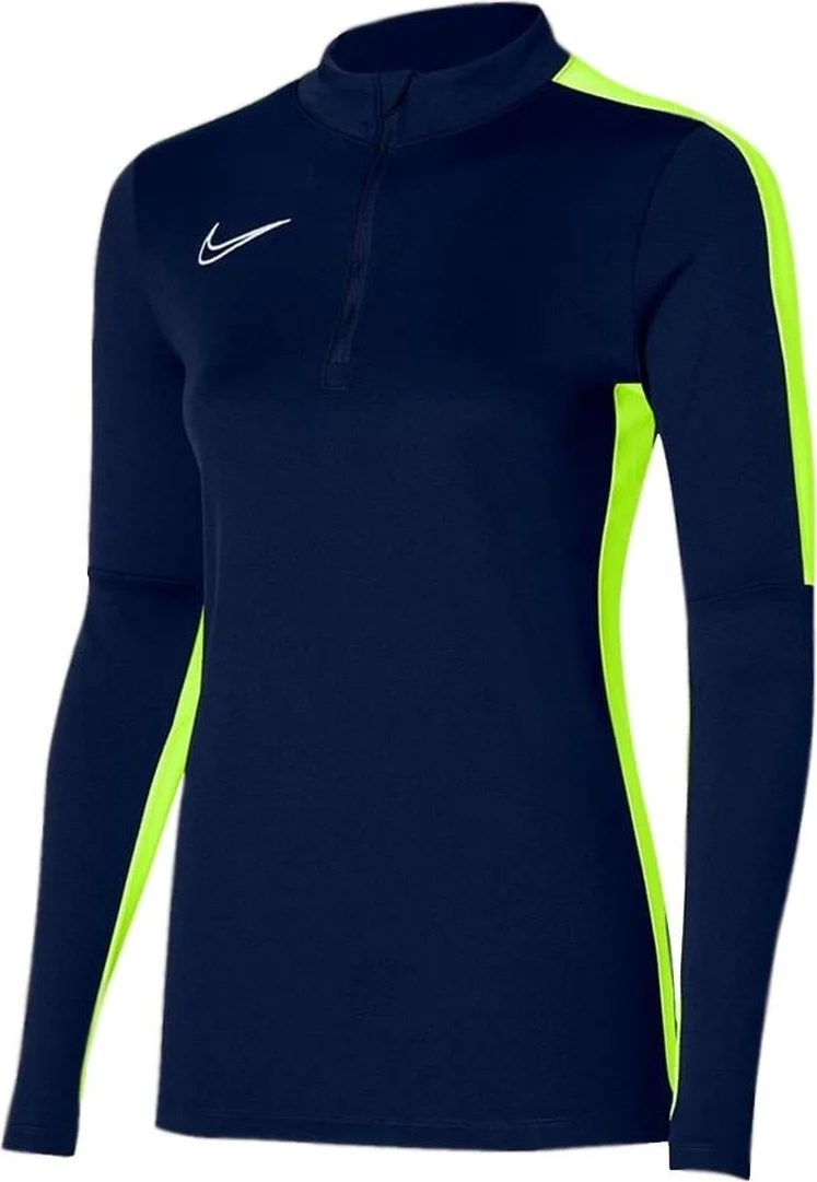 Nike DR1354 W Nk Df ACD23 Drıl Top Navy Blue-Neon Green