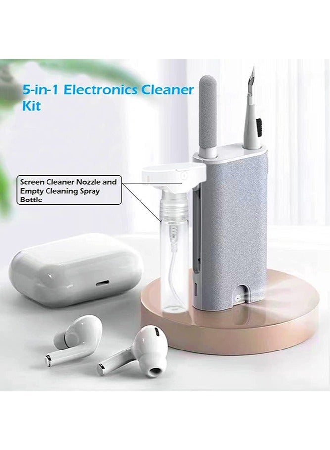 Roll over image to zoom in 5-in-1 Electronics Cleaner Kit- Laptop Screen Cleaner kit,Multifunctional Bluetooth Earphones Cleaning Tool for Computer Cameras Lens Cell Phone Laptop Computer  - Image 5