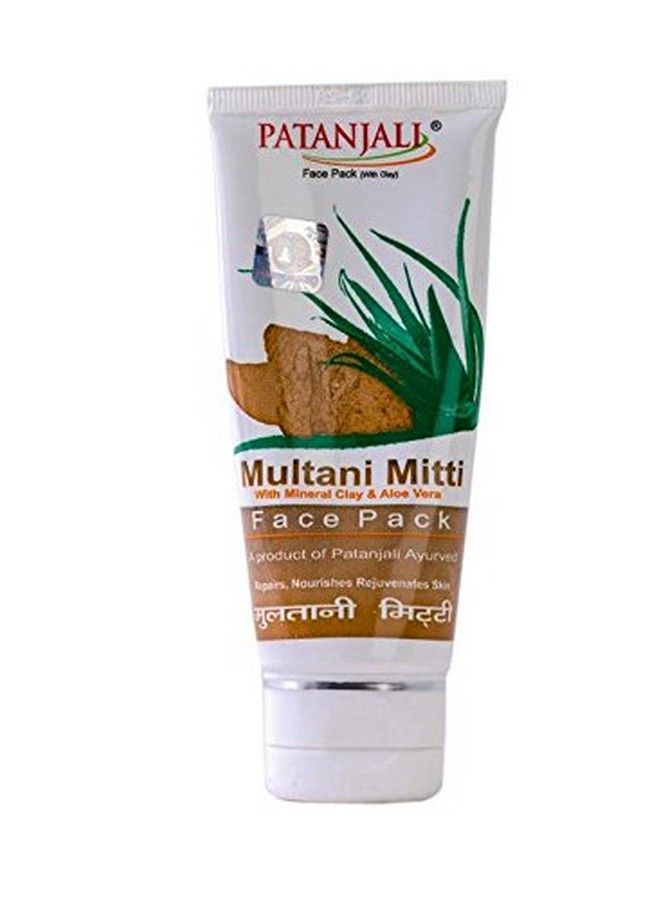 PATANJALI مقشر الوجه الأيورفيد المحدود ساونداريا مولتاني ميتي 60 جم - Image 2