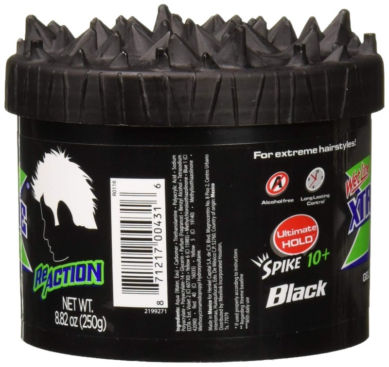 Wetline Wet Line Xtreme Reaction Black Ultimate Hold Gel, 8.8 Ounce - Image 3
