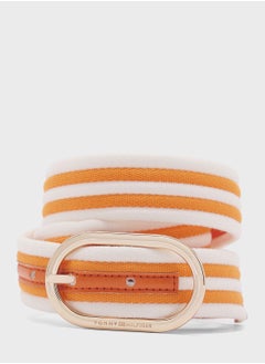 TOMMY HILFIGER Oval 3.0 Tonal Allocated Hole Belt  - Image 1