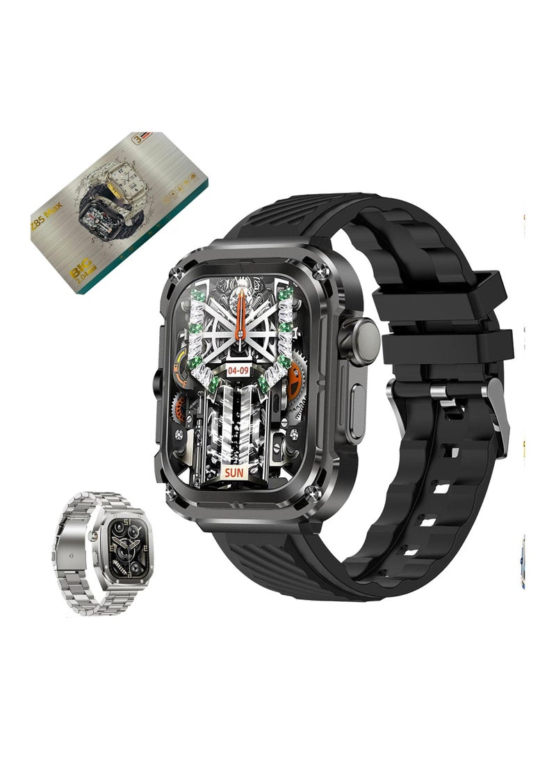 Z85 Max Smart Watch Bluetooth Call Ultra Long Standby Real Rate NFC IP68 Waterproof Three Watch Straps Watches for Men and Women