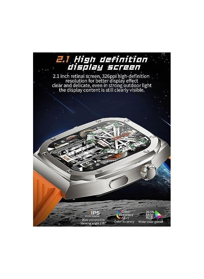 Z85 Max Smart Watch Bluetooth Call Ultra Long Standby Real Rate NFC IP68 Waterproof Three Watch Straps Watches for Men and Women