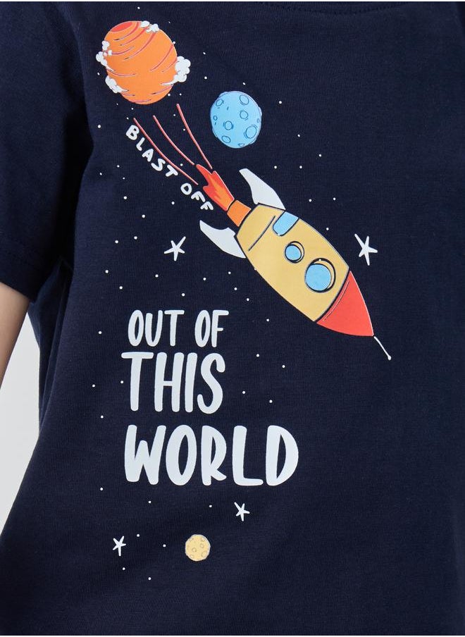 Styli Styli Graphic Print Round Neck T-Shirt  - Image 4