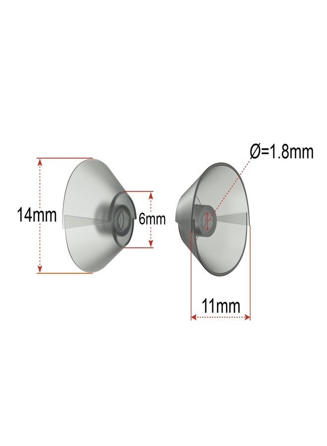 MicroEar Hearing aid Tulip Domes for Resound Sure fit Standard Receiver BTE Hearing Amplifier Replacement Semi Open Earbuds with Carry Case (20pcs Pack) - Image 3