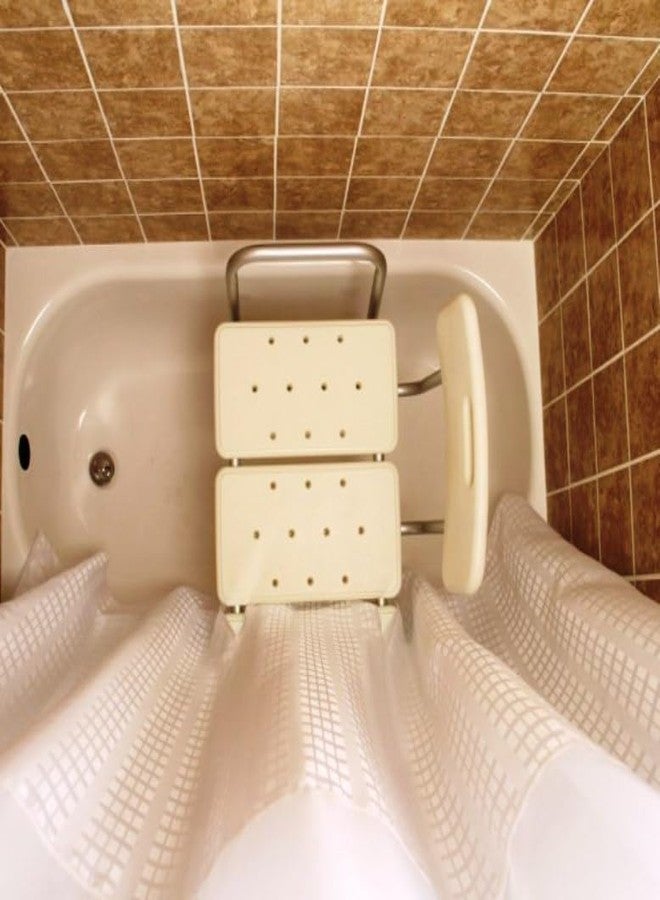 The Wright Stuff Simplicity Transfer Bench Shower Curtain White - Image 4