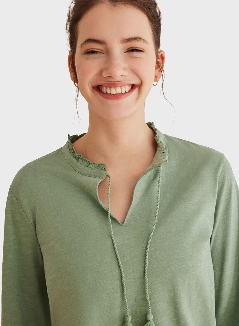 women'secret Mms Spring Long Sleeve Sleep Shirt