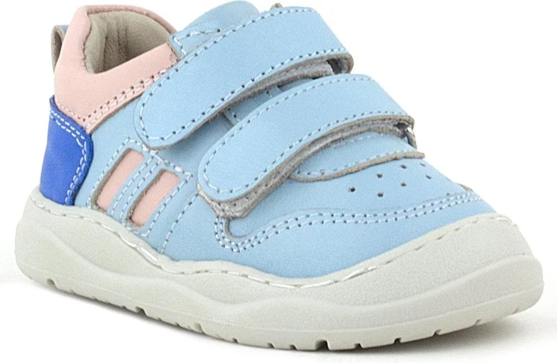 راكربلاس Schaggy Leather Blue Powder Baby Girl Sneakers