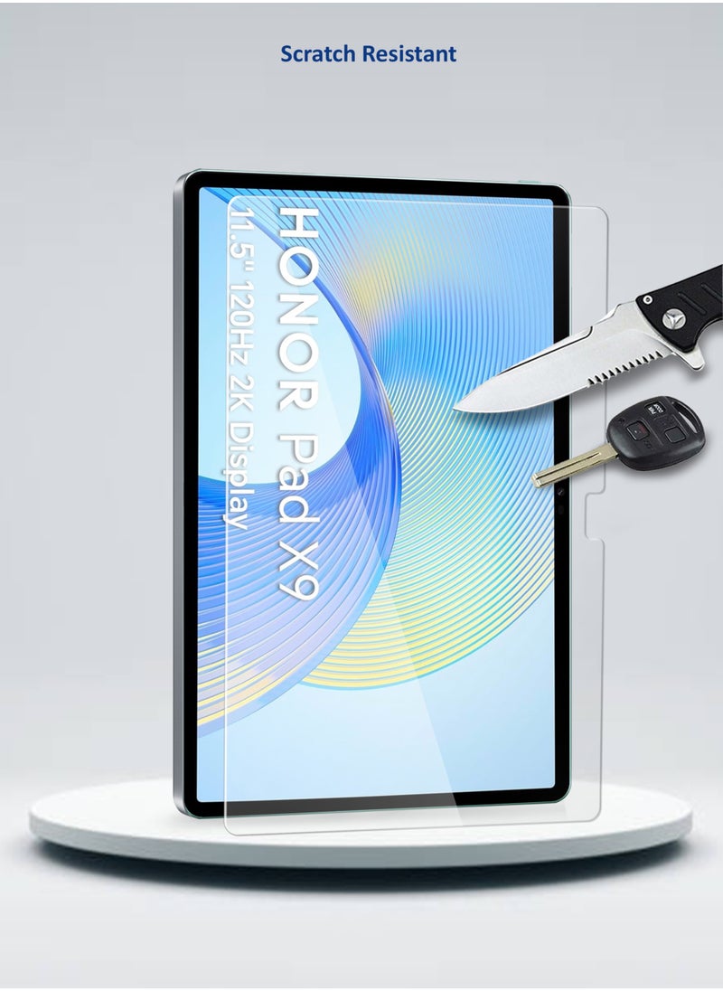 Wtech - Honor Pad X9 11.5 Inch 2023 9H HD Tempered Pro Plus Series Glass Screen Protector (TSG9CN) - Clear - Image 1