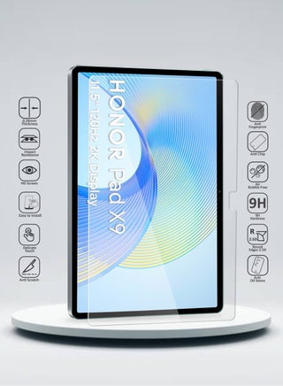واقي شاشة زجاجي هونر باد اكس 9 11.5 بوصة 2023 9H HD Tempered Pro Plus Series (TSG9CN) -  واضح - view 2