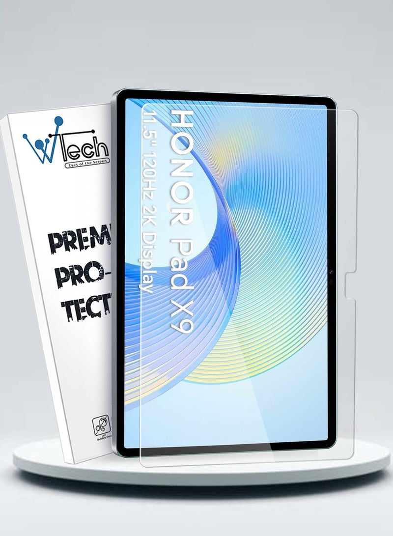 Wtech Honor Pad X9 11.5 Inch 2023 9H HD Tempered Pro Plus Series Glass Screen Protector (TSG9CN) - Clear - Image 1