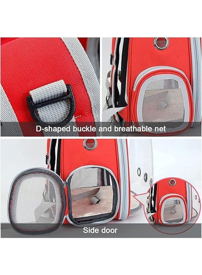 Breathable backpack with double shoulder straps for carrying pets, cats- and dogs for outings and travel- pet supplies - Image 5