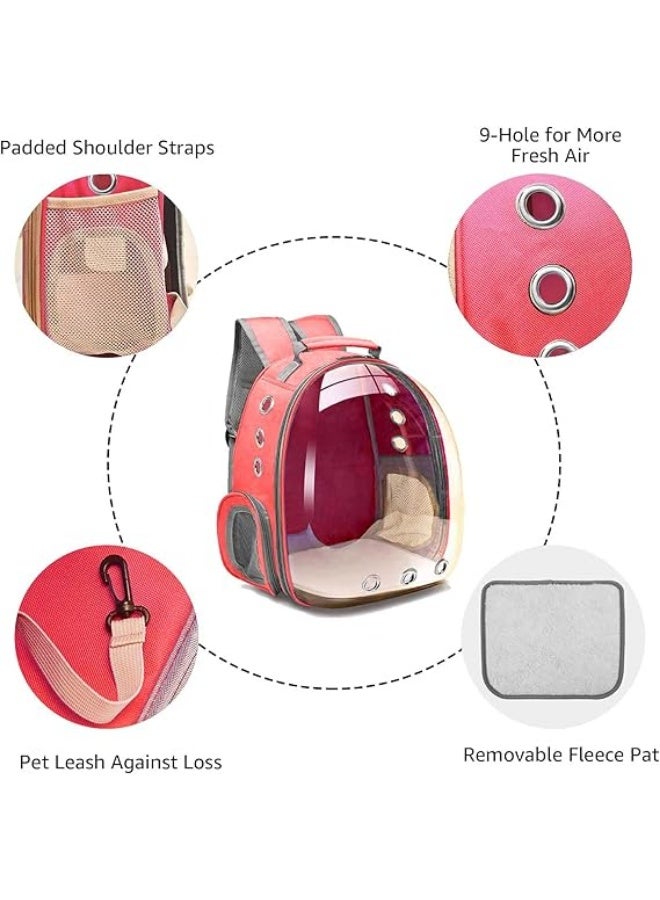 Breathable backpack with double shoulder straps for carrying pets, cats- and dogs for outings and travel- pet supplies - Image 3