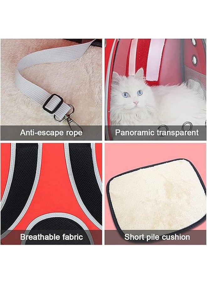 Breathable backpack with double shoulder straps for carrying pets, cats- and dogs for outings and travel- pet supplies - Image 4