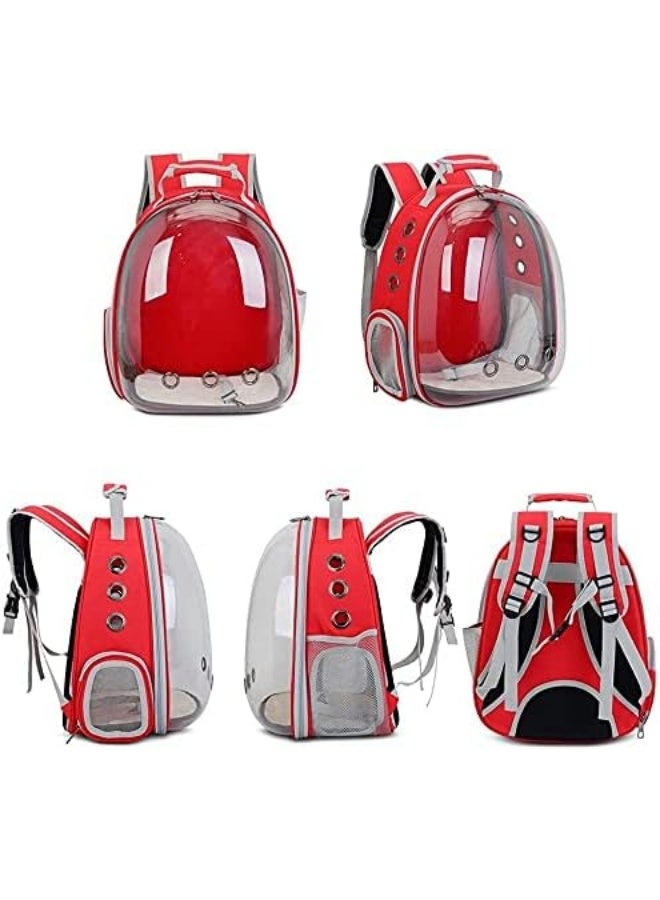 Breathable backpack with double shoulder straps for carrying pets, cats- and dogs for outings and travel- pet supplies - Image 2