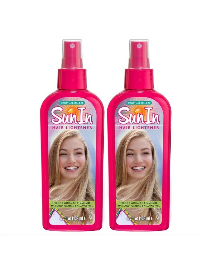 Sun In Hair Lightener, Tropical Breeze, 4.7 Fl Oz (Pack of 2) - Image 1