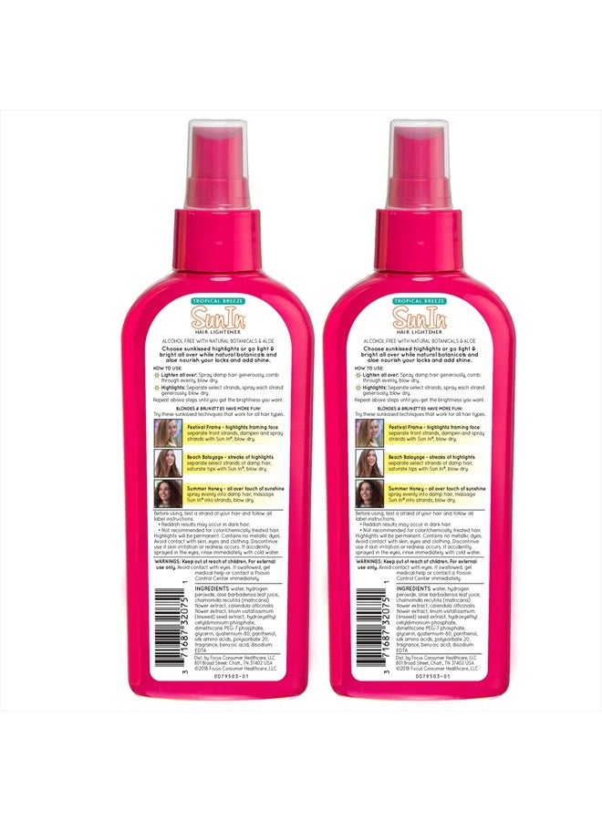 Sun In Hair Lightener, Tropical Breeze, 4.7 Fl Oz (Pack of 2) - Image 2