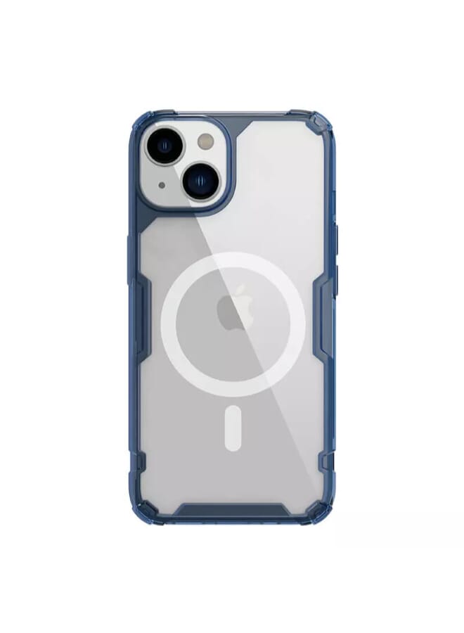Nillkin Nature TPU Pro Magnetic Case For Apple iPhone 14 Max 6.7 2022 (ip 14 Plus) - Blue - Image 1