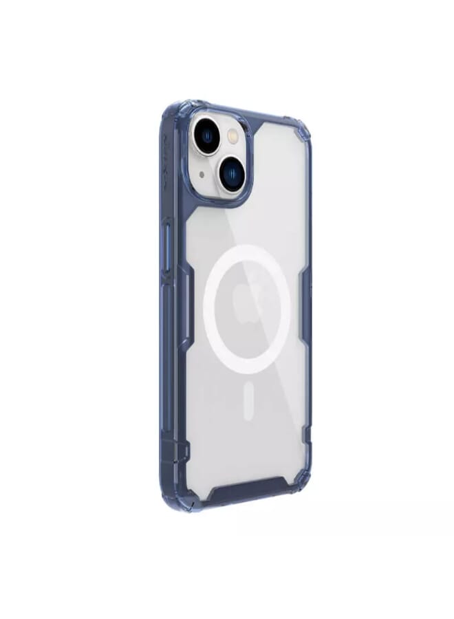 Nillkin Nature TPU Pro Magnetic Case For Apple iPhone 14 Max 6.7 2022 (ip 14 Plus) - Blue - Image 3