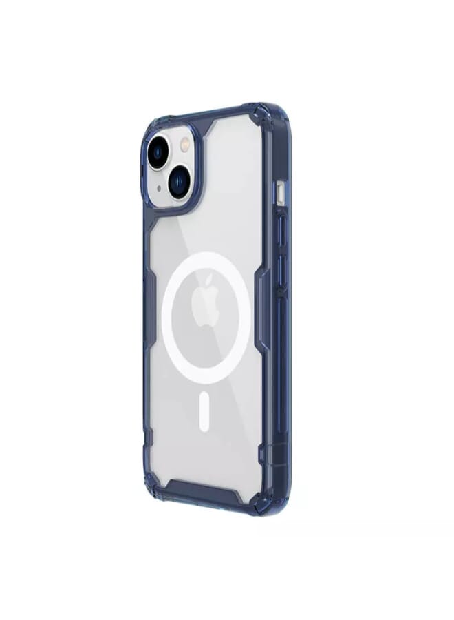 Nillkin Nature TPU Pro Magnetic Case For Apple iPhone 14 Max 6.7 2022 (ip 14 Plus) - Blue - Image 4