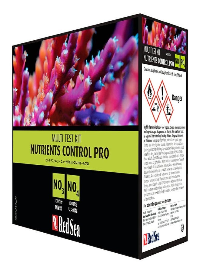 Red Sea Reef Care Algae Control Test Kit - Nitrate & Phosphate - 100 tests - Image 1
