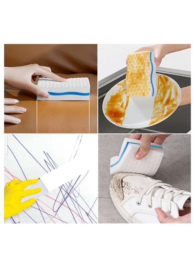 10 Packs White Magic Sponges - Nano Sponges Thickness 25 mm, Melamine Cleaning Sponge, Magic Eraser for Swimming Pools, Walls, Bathrooms, Kitchen, Floor, Wall, Windows - Image 2