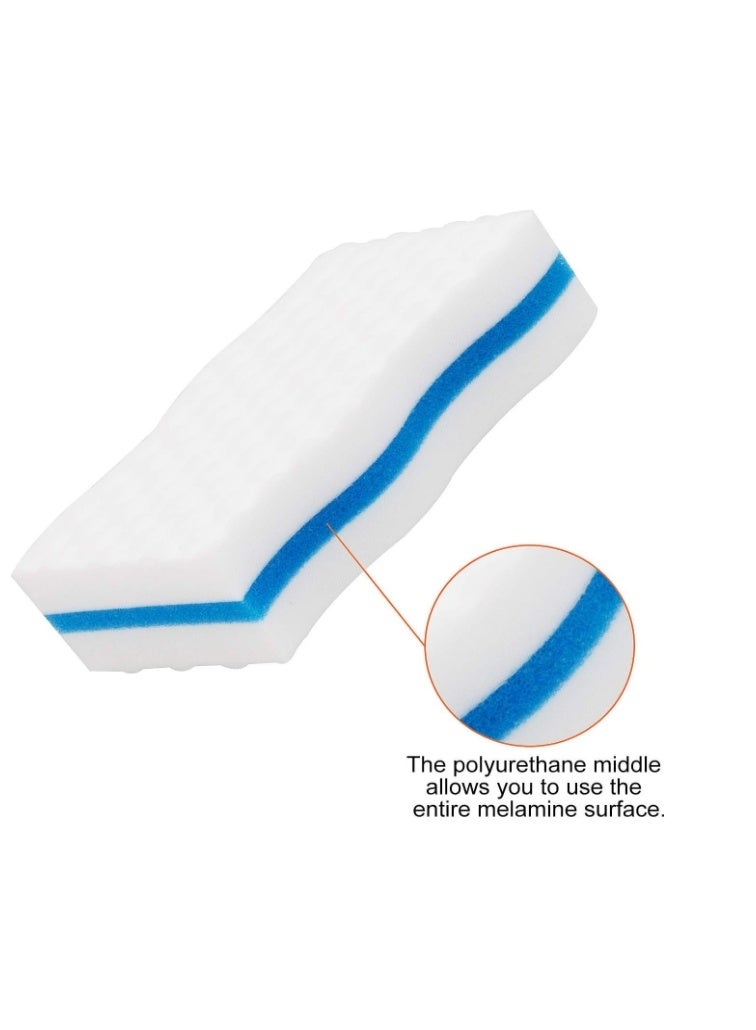 10 Packs White Magic Sponges - Nano Sponges Thickness 25 mm, Melamine Cleaning Sponge, Magic Eraser for Swimming Pools, Walls, Bathrooms, Kitchen, Floor, Wall, Windows - Image 4