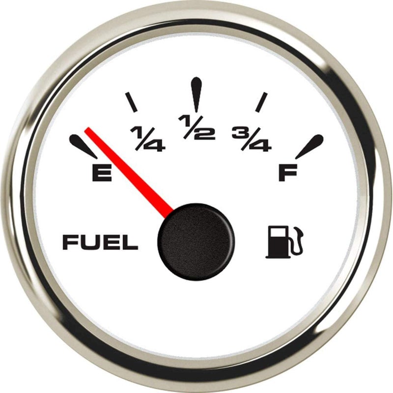 SAMDO Universal Fuel Gauge Digital Fuel Level Gauge Marine Fuel Meter Full Waterproof Signal Adjustable 7 Color Backlight 52mm 12V24V 0190ohm 24033ohm 24030ohm 0180ohm 10180ohm