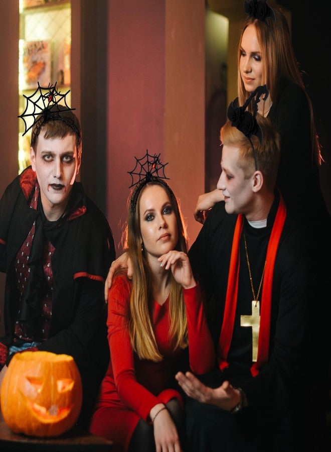 جريفوسيا طقم عصابات رأس للهالوين من قطعتين من جريفوسيا - عنكبوت، شبح، يقطينة، قبعة ساحرة، طوق شعر شيطاني - إكسسوارات تنكرية - Image 4