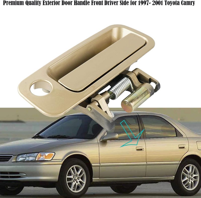 HHCSOP Gold Exterior Door Handle for Toyota Camry - Image 3