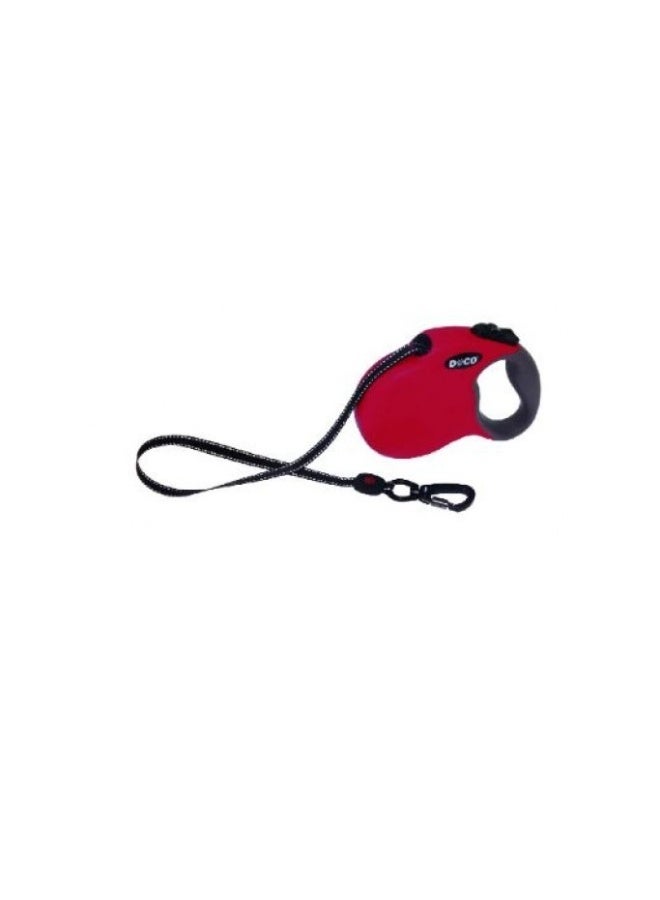 Doco All Day Adventure Retractable Leash[Color - Red, Size - M]