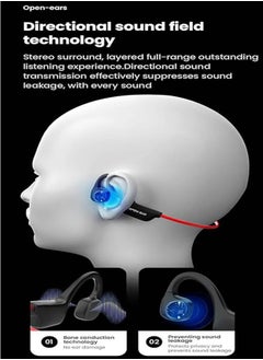 General AS22 Bone Conduction Wireless Bluetooth Headphones are in-ear for running sports noise cancelling open bone conduction headphones are compatible with iPhone and Android  - Image 3