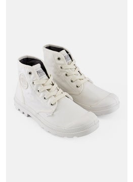 PALLADIUM Women Pampa Hi Lace Up Closed Toe High Cut Boots, White  - Image 1