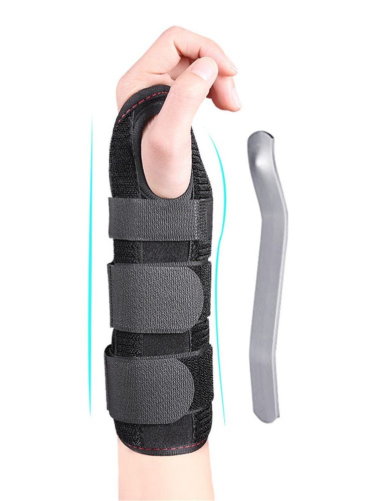 Adjustable Wrist Support Brace for Carpal Tunnel Fits Both Hands, with Aluminum Splint - Image 2