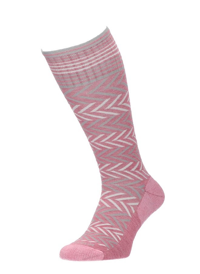 Sockwell Women's Chevron Moderate Graduated Compression Sock, Lotus - M/L - Image 1