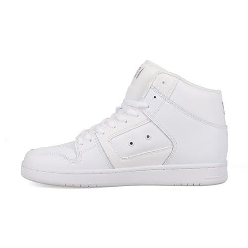 DC Shoes Manteca 4 High- White/White/Battleship- 9 - Image 2