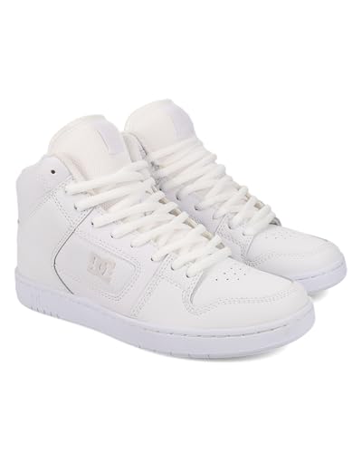 DC Shoes Manteca 4 High- White/White/Battleship- 9 - Image 1