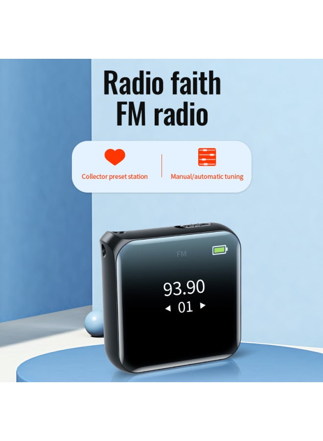 مسجل M30 HD لتقليل الضوضاء، مشغل MP3، كتاب إلكتروني، مسجل تعلم فئة الاستماع باللغة الإنجليزية - اللون: النسخة الإنجليزية - السعة: 8 جيجابايت - Image 4