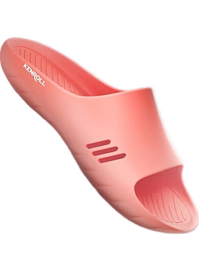 Kenroll Non-Slip Slippers Soft Elastic Home Bathroom Lightweight Shark Foot Arch Four Seasons Cool Slippers Deep Sea Blue 40/41 - Image 3