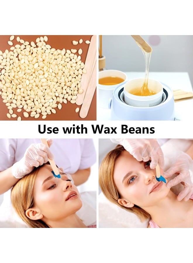 JANYUN 150 Pcs Assorted Style Eyebrow Wax Sticks Waxing Applicator Wooden Wax Spatulas Kit for Face and Small Hair Removal Sticks - Image 5