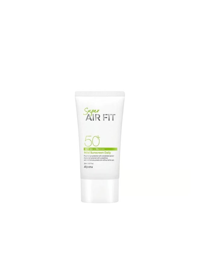 إيه بيو واقي شمسي يومي خفيف من A'pieu Super Air Fit SPF50+ 50 مل - Image 1