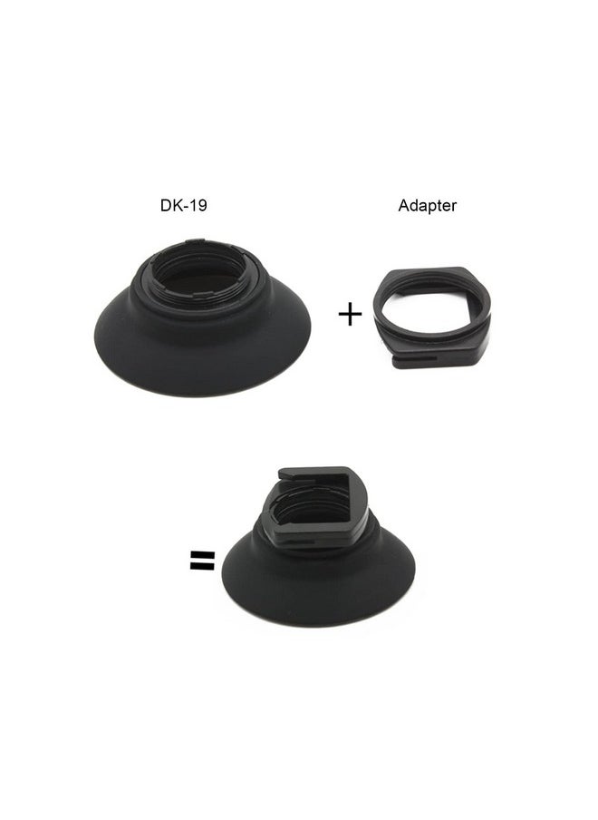 TUYUNG - Universal Rubber Eyepiece Viewfinder For Nikon D3000 D3100 D3200 D300 D300S D200 D90 D80 D70 D70S D60 D40 D40X - Image 1