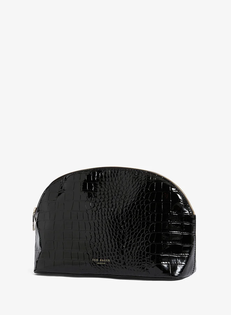 Ted Baker Croc Effect Large Washbag