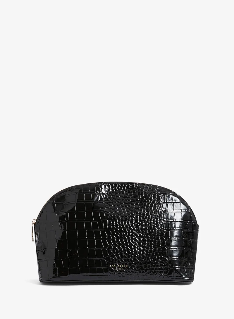 Ted Baker Croc Effect Large Washbag